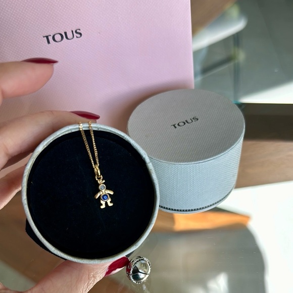 TOUS Mama boy-shaped pendant Sterling silver plated with 18kt gold - Picture 4 of 6